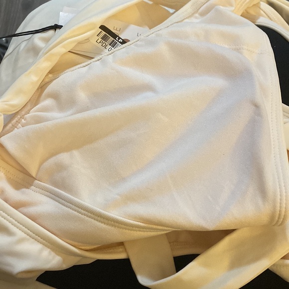 One Shoulder Plunge Cut Out One Piece Swimsuit - Shade & Shore Size L (12-14) - Picture 7 of 11